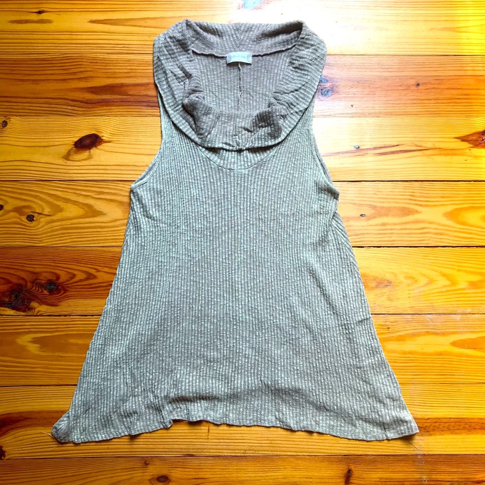 Altar’d State Beige Cowl Neck Sleeveless Top, XL - Picture 1 of 11